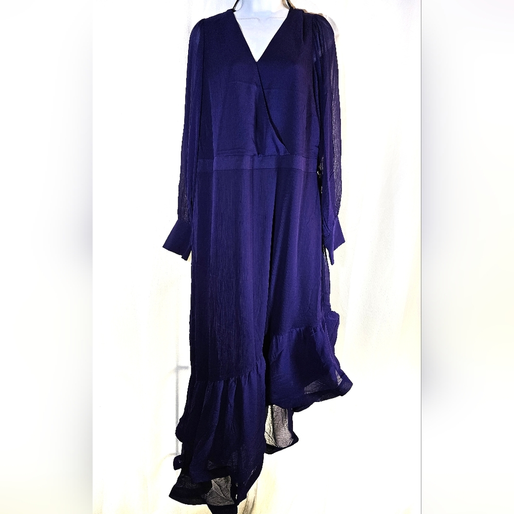 2/$20 City Chic M Double Ruffled Bottom Dress